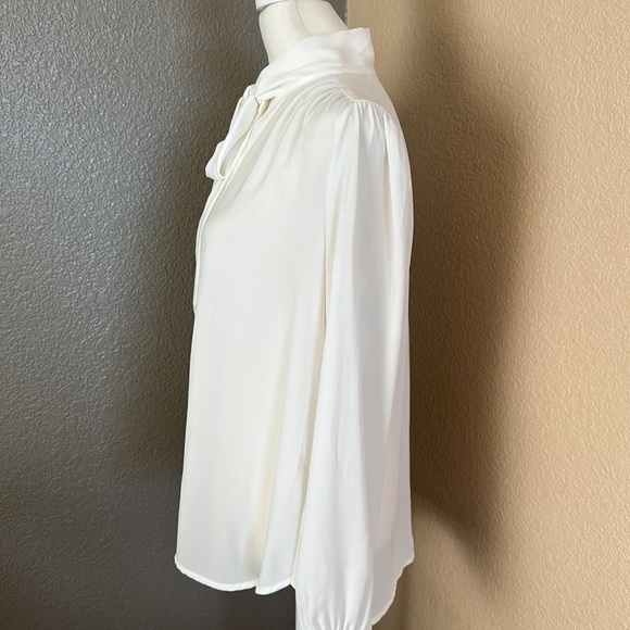 Jcrew - size S - light weight long sleeve blouse with tie neck and button down - Picture 3 of 8